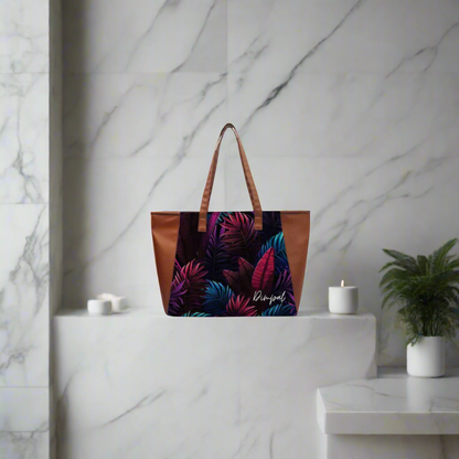 Fern Whisper Personalized Shopper Shoulder Bag